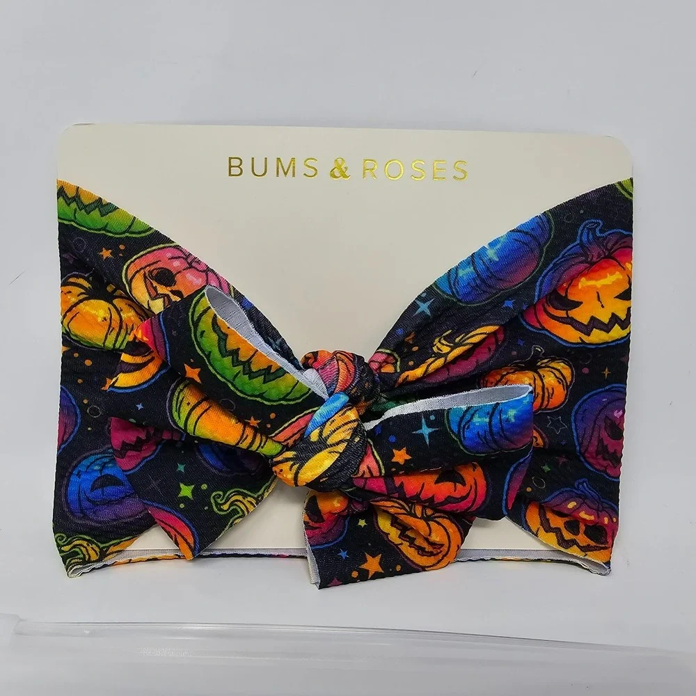 Bums and Roses Bamboo Glow Hard or Glow Home Biggie Bow Brand‎ New NWT